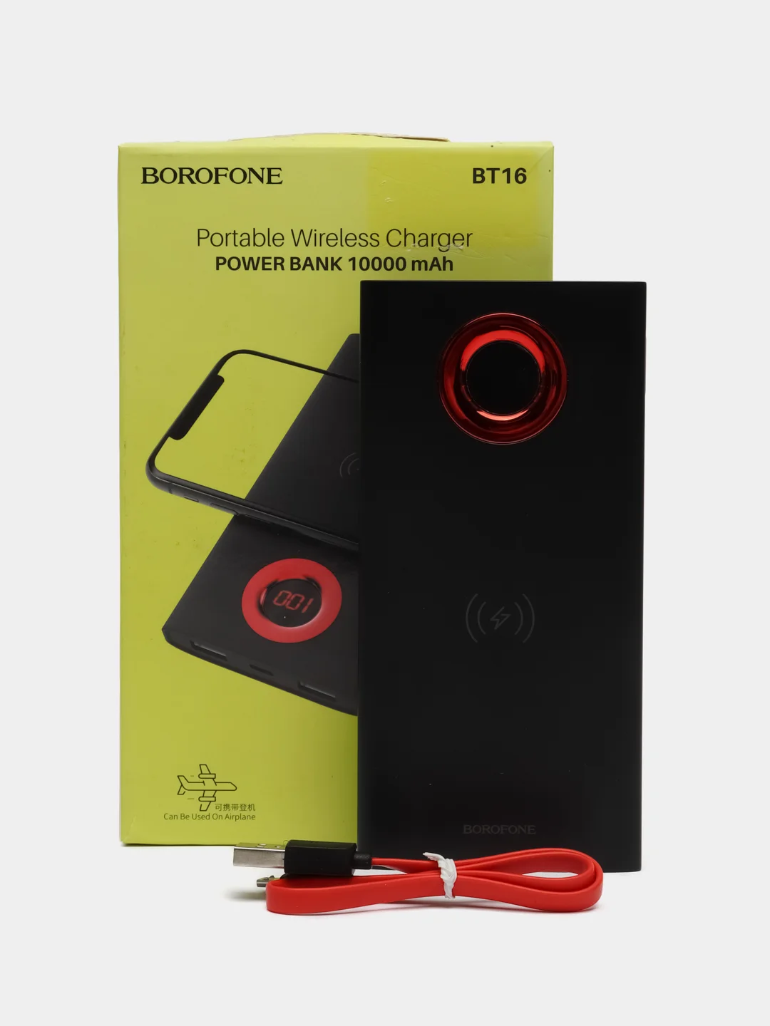 Портативный аккумулятор Borofone BT16 AirPower wireless charging power bank 10000 mAh