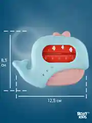Лазурный термометр для воды детский безртутный, плавающий, для купания, градусник для воды