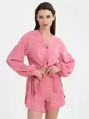 Коралловый меланж платье женское летнее, комплект женский летний