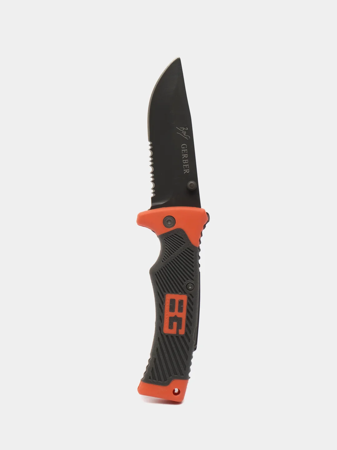 Оранжевый нож складной, туристический "GERBER" BG SCOUT