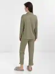 Оливковый пижама женская, домашний костюм