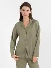 Оливковый пижама женская, домашний костюм