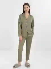 Оливковый пижама женская, домашний костюм