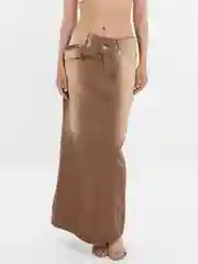Юбка макси джинсовая