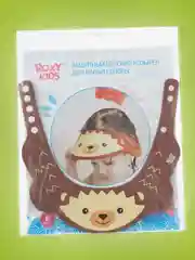Коричневый защитный козырек ободок для купания и мытья головы детский