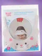 Розовый защитный козырек ободок для купания и мытья головы детский