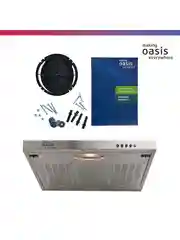 Серебряный вытяжка кухонная "making Оasis everywhere" PO-50S