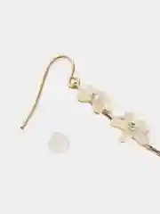 Серьги цветочки женские длинные