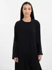 Черный костюм брючный тройка оверсайз