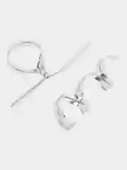 Серебряный твист лента 10 см 800 шт
