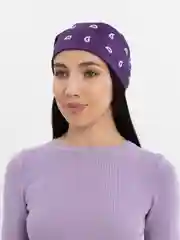Синий бандана с принтом