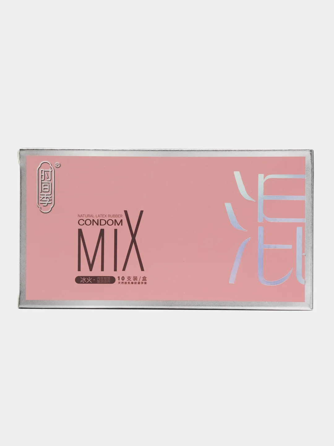 Розовый презервативы MIX с ягодным ароматом и прохладительным эффектом, 10 шт