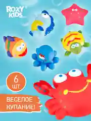 Бирюзовый игрушки для ванной без отверстий, для купания набор