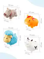 Зеленый игрушки для ванной без отверстий, для купания набор
