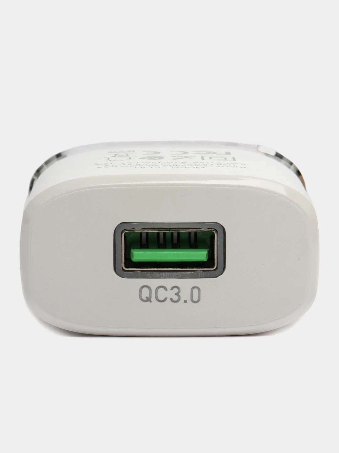 Белый сетевая зарядка USB
