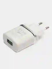 Белый сетевая зарядка USB