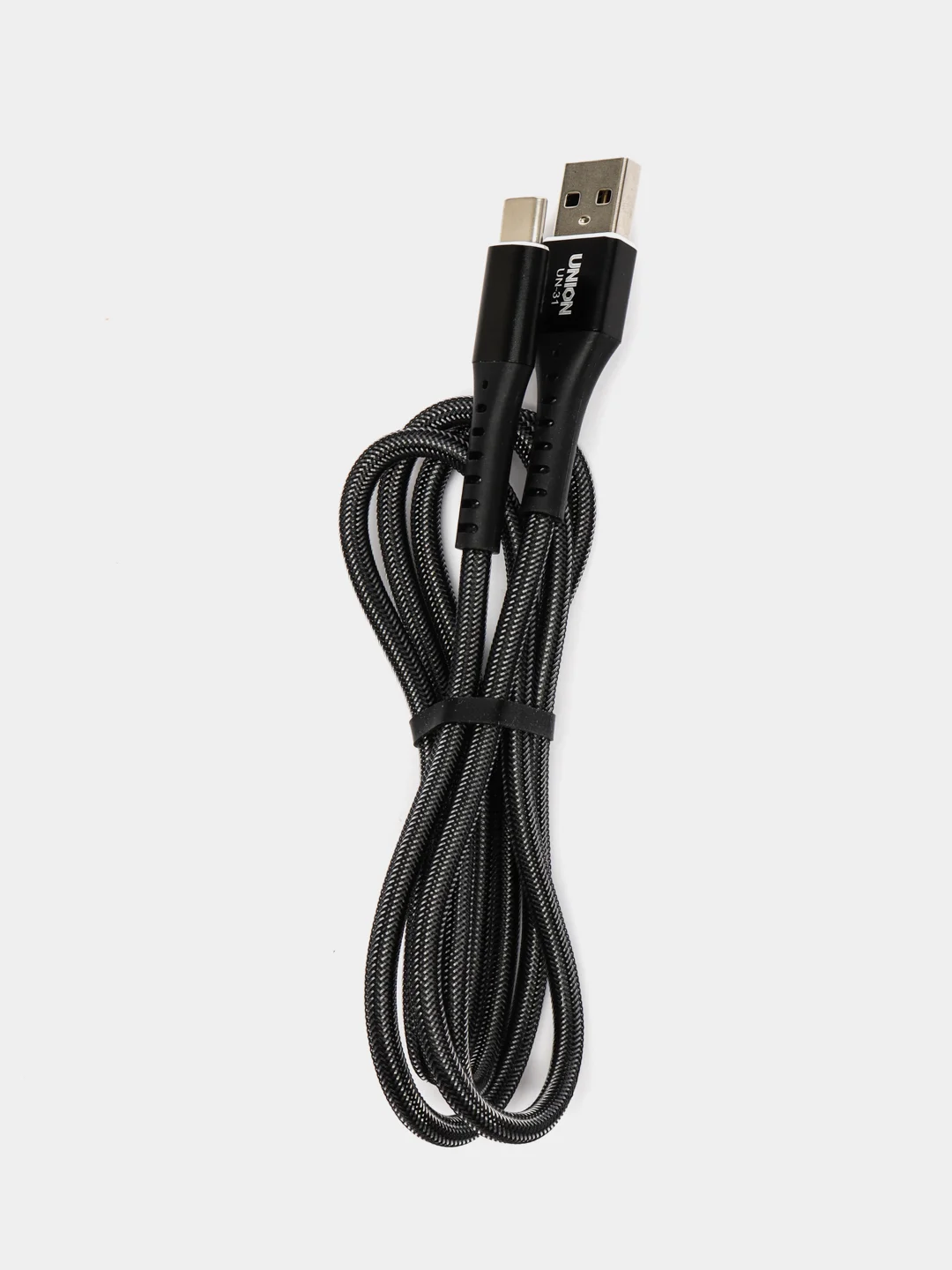 Черный кабель Type-C и USB для Android зарядка