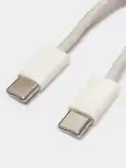 Белый блок питания (быстрая зарядка) для Iphone +кабель Type-c to Type-c