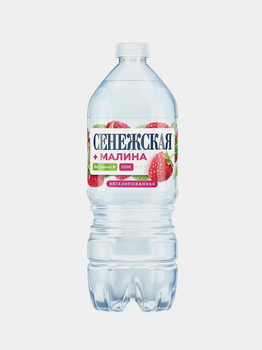Напиток негазированный СЕНЕЖСКАЯ плюс "Малина", 1 л