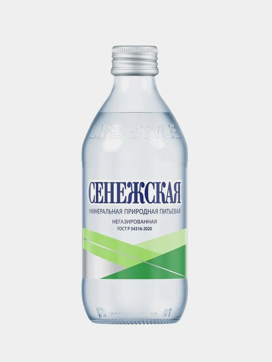 Вода питьевая негазированная СЕНЕЖСКАЯ, минеральная, стекло, 0,33 л