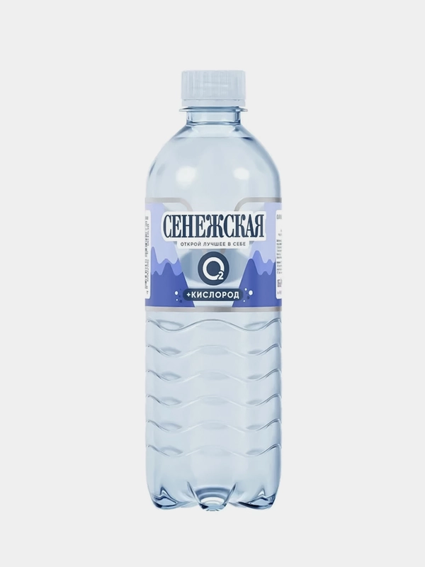 Вода газированная СЕНЕЖСКАЯ "Кислород", 0,5 л