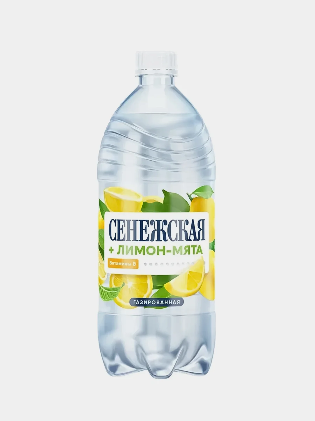 Напиток газированный Сенежская плюс "Лимон-Мята", 1 л