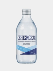 Вода питьевая минеральная Сенежская, газированная, стекло, 0,33 л