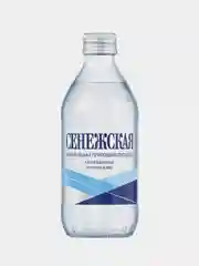 Вода питьевая минеральная Сенежская, газированная, стекло, 0,33 л