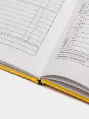 Желтый школьный дневник, 1-11 класс, твердая обложка