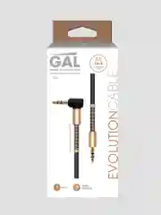 2630 КАБЕЛЬ 3.5 Jack  plug  - 3.5 Jack plug L=1м с пружиной Цвет: чёрный GAL
