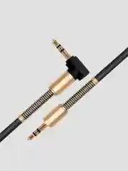 2630 КАБЕЛЬ 3.5 Jack  plug  - 3.5 Jack plug L=1м с пружиной Цвет: чёрный GAL