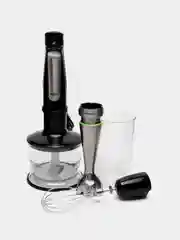 Черный блендер погружной Braun Multiquick 7 MQ7035X, 1000 Вт, технология ACTIVEBlade, турборежим,