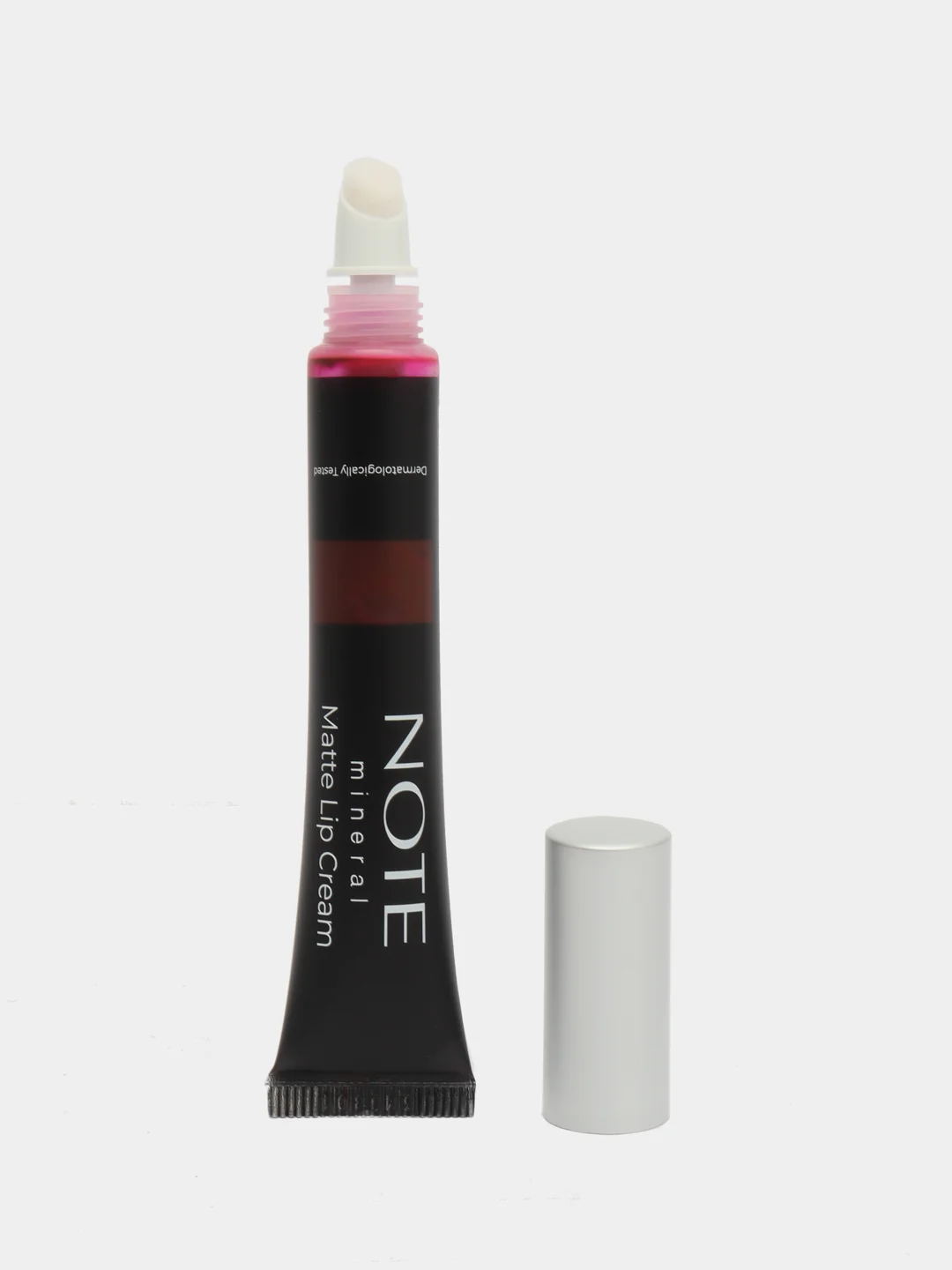 Вишнёвый крем для губ NOTE Cosmetique mineral matte lip cream минеральный, матовый
