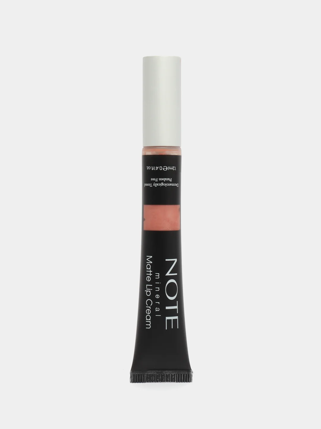 Светло-бежевый крем для губ NOTE Cosmetique mineral matte lip cream минеральный, матовый