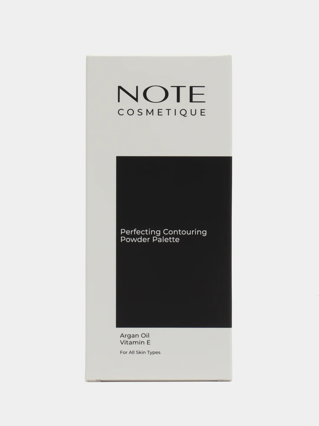 Бежевый меланж пудровая палетка NOTE Cosmetique perfecting contour kit powder palette для контурирования
