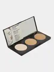 Светло-бежевый пудровая палетка NOTE Cosmetique perfecting contour kit powder palette для контурирования