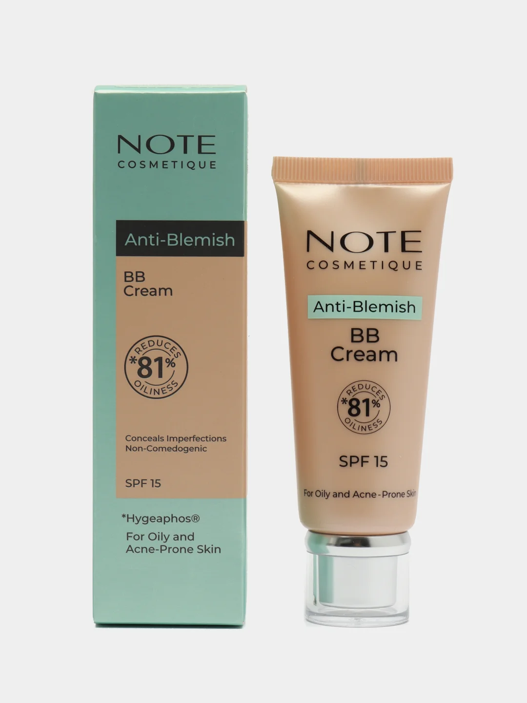Бежевый меланж вв крем для проблемной кожи NOTE Cosmetique BB cream anti-blemish