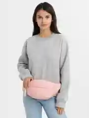 Розовый сумка на пояс/ через плечо/ сумка-бананка