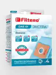 Мешки-пылесборники Filtero DAE 01 Экстра для пылесосов Daewoo, Polar, синтетические, 4 шт