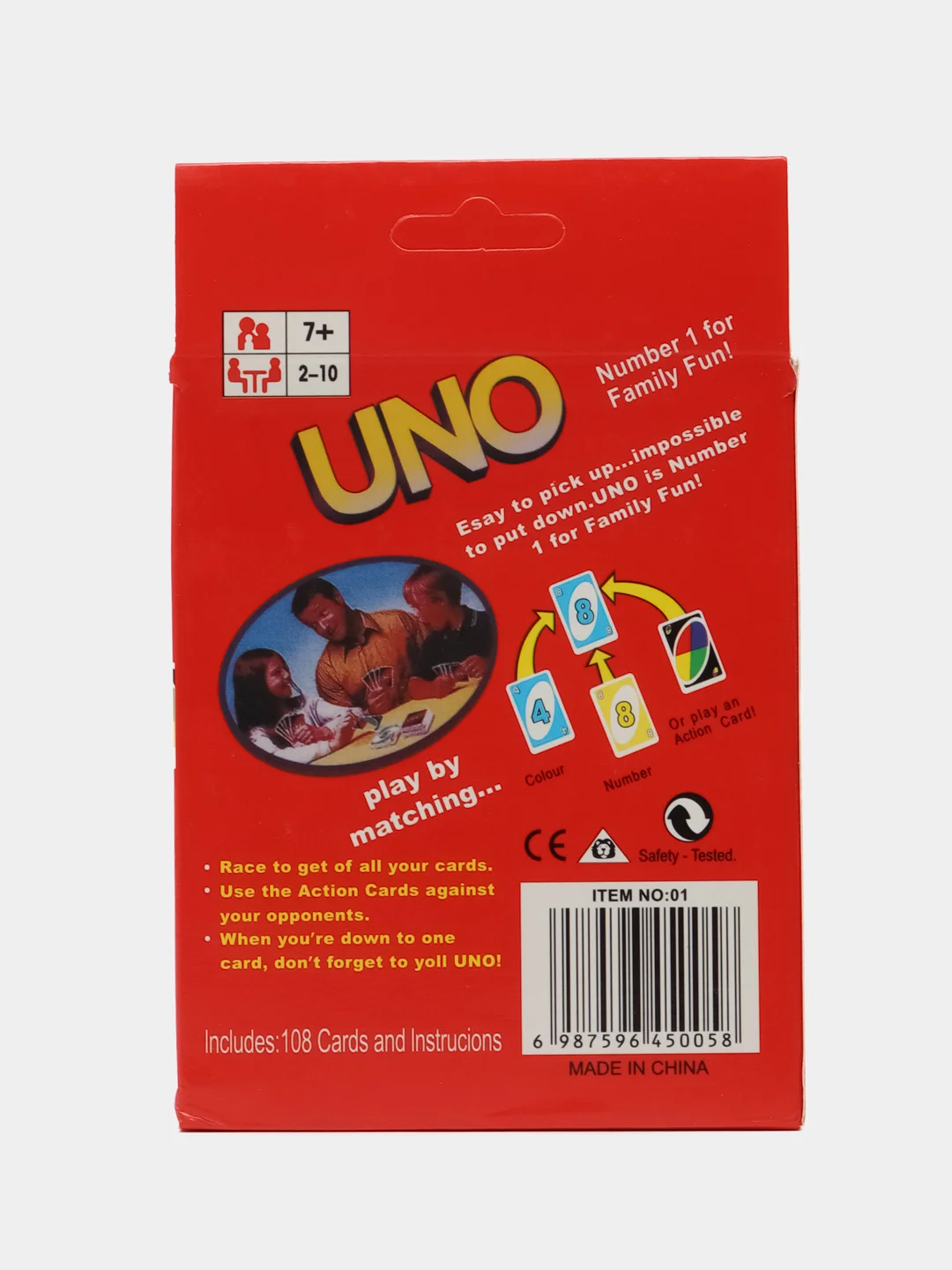Карточная игра УНО (UNO) с русскими правилами