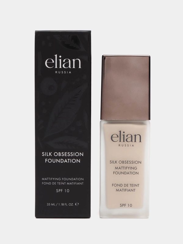 Тональный крем для лица Elian SPF 10, матовый тон 00 Porcelain, 35 мл