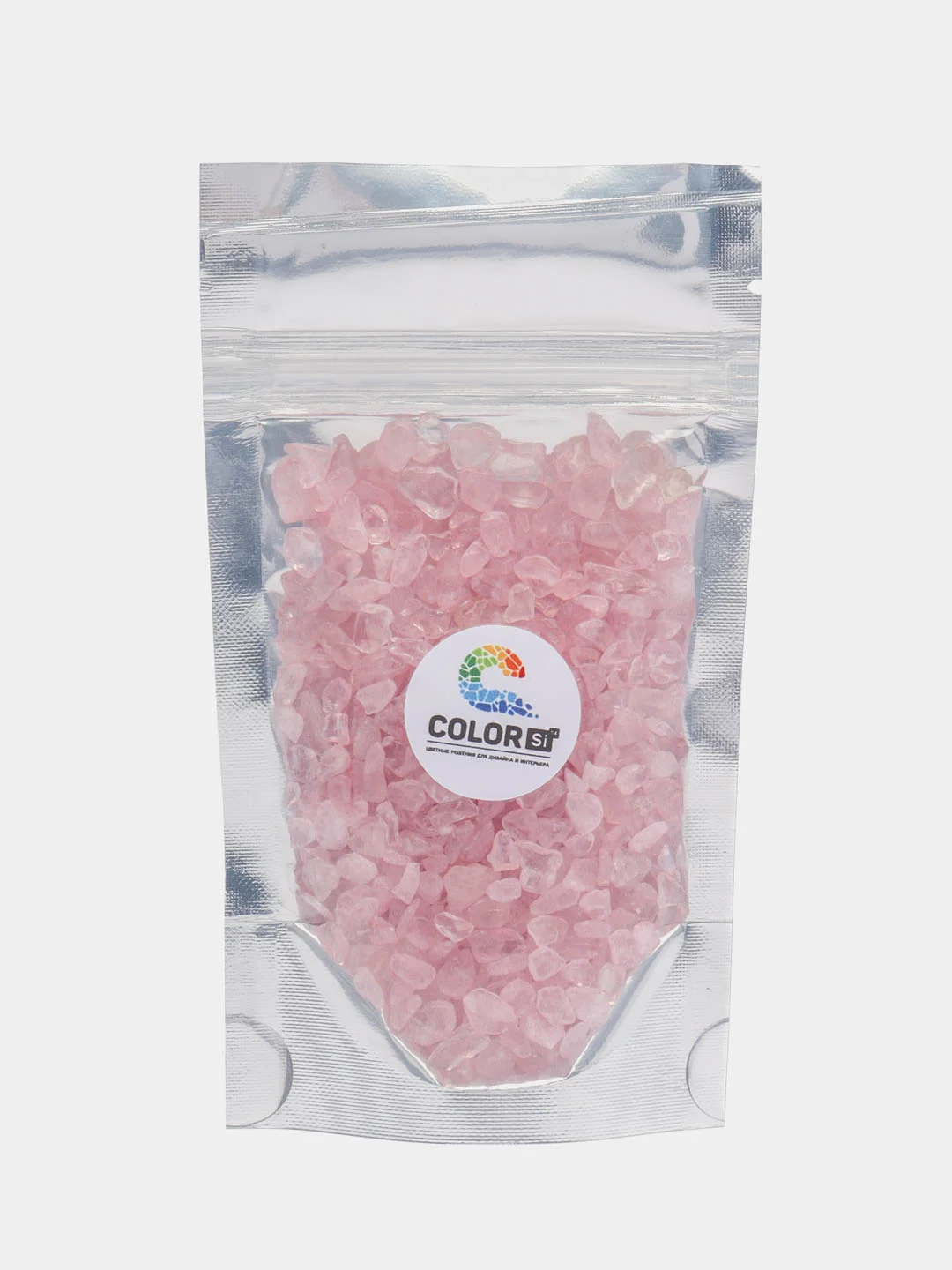 Розовый декоративные камни натуральные, 100 г, COLOR Si