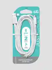 2647 Кабель нейлон USB A - 8pin 2А L=2 m GAL