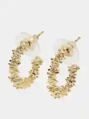 Серьги кольца винтажные средние
