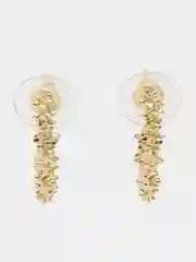 Серьги кольца винтажные средние