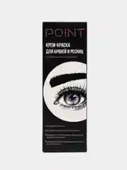 POINT. Крем-краска для бровей и ресниц, Коричневый , 50/30 мл