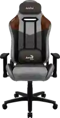 Кресло Aerocool DUKE Tan Grey (150кг, ткань AeroSuede, 2 подушки, 2D подлокотник)