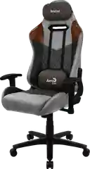 Кресло Aerocool DUKE Tan Grey (150кг, ткань AeroSuede, 2 подушки, 2D подлокотник)