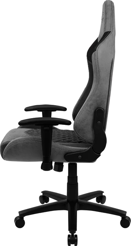 Кресло Aerocool DUKE Ash Black (150кг, ткань AeroSuede, 2 подушки, 2D подлокотник)