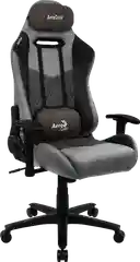 Кресло Aerocool DUKE Ash Black (150кг, ткань AeroSuede, 2 подушки, 2D подлокотник)